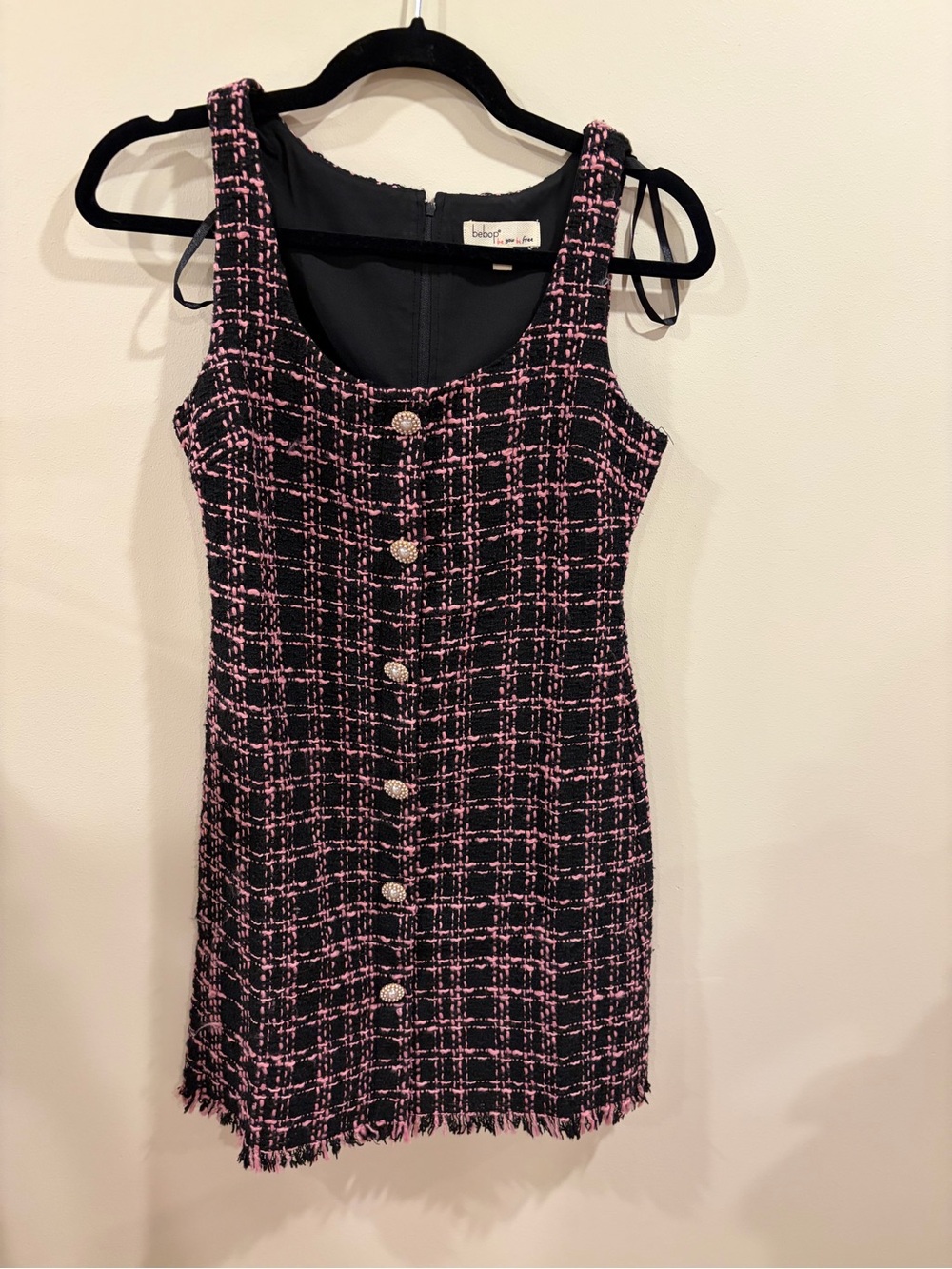 Bebop Button-Front Mini Dress Size XS